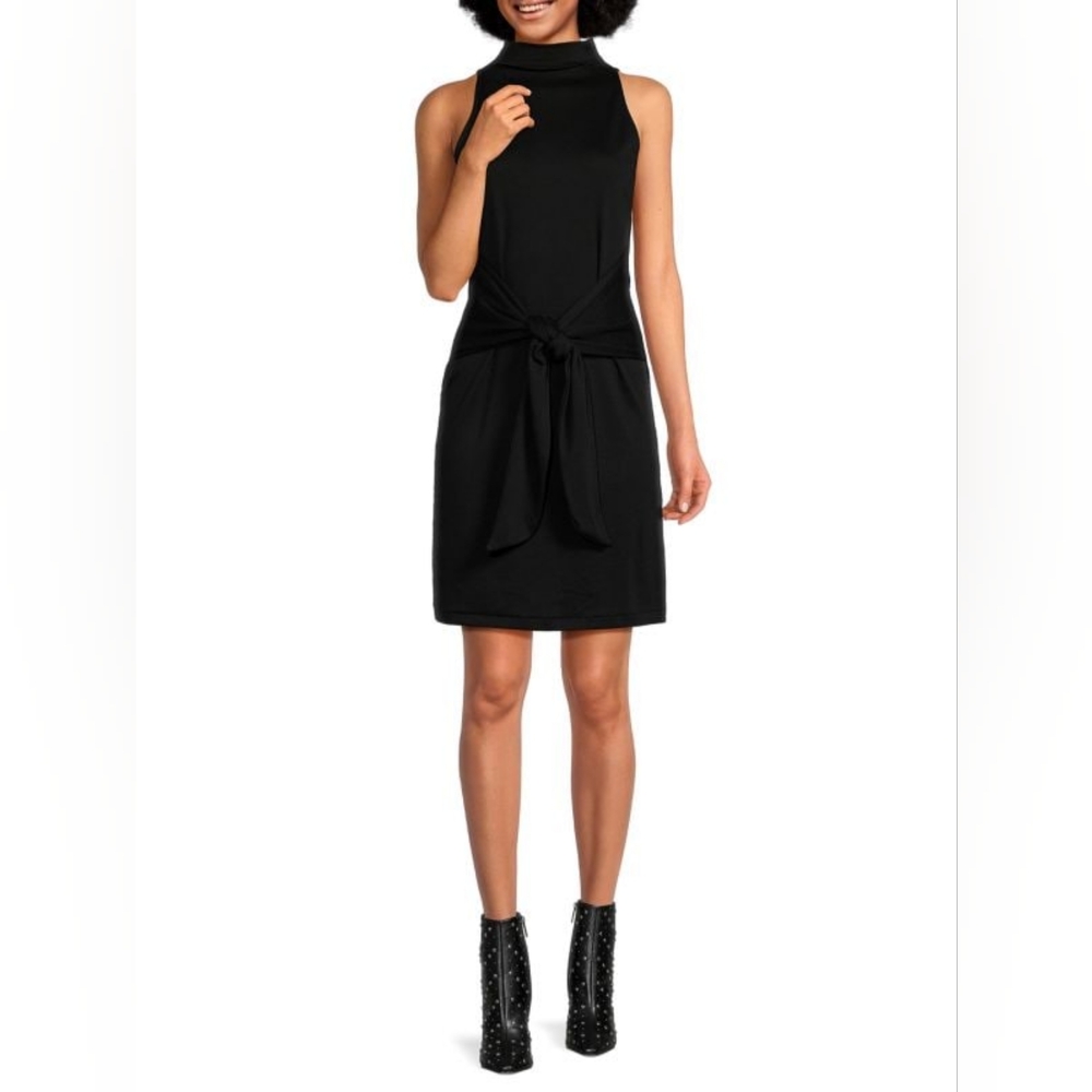 Vince Black One Shoulder Dress